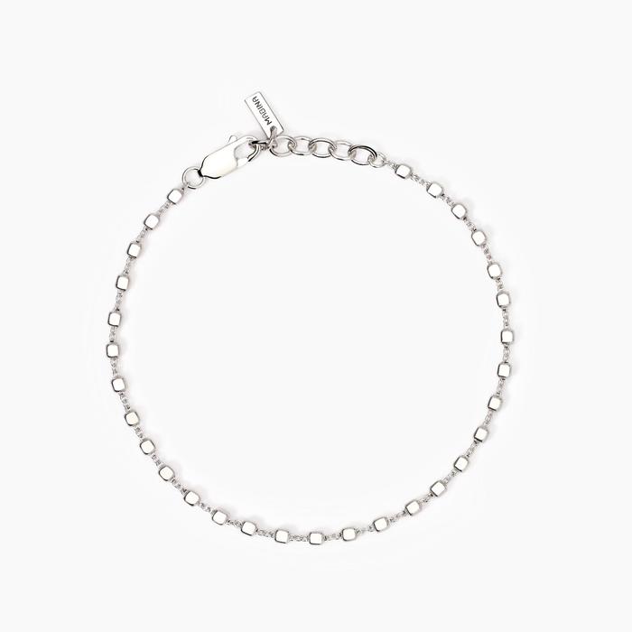 Men's bracelet with cube chain Cube