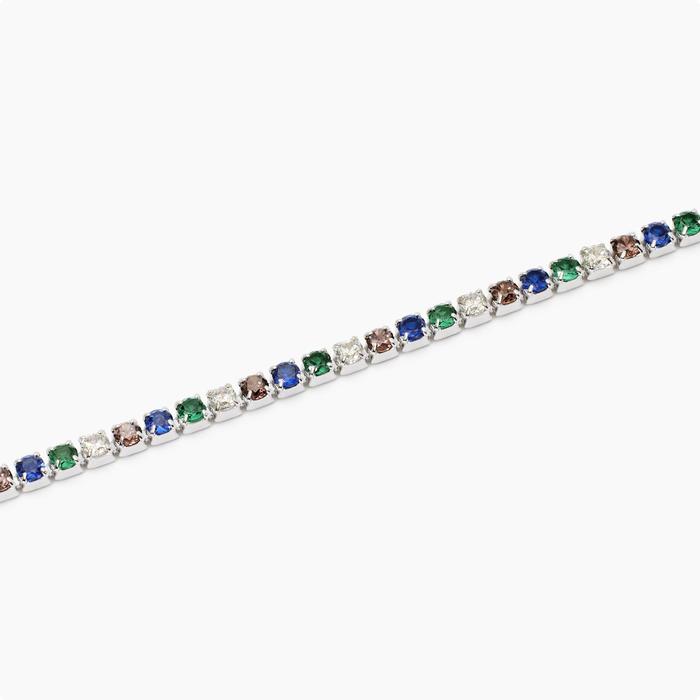 Bracciale tennis uomo multicolor Mini Tennis
