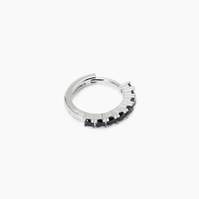 Men's earring with zirconia Monomania