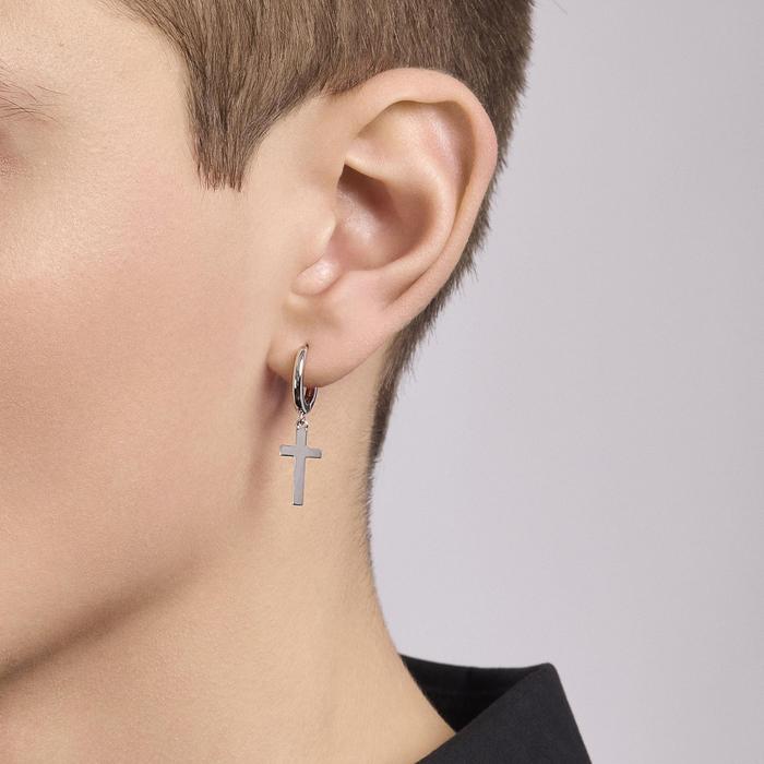 Mystical Cross Men's Earring