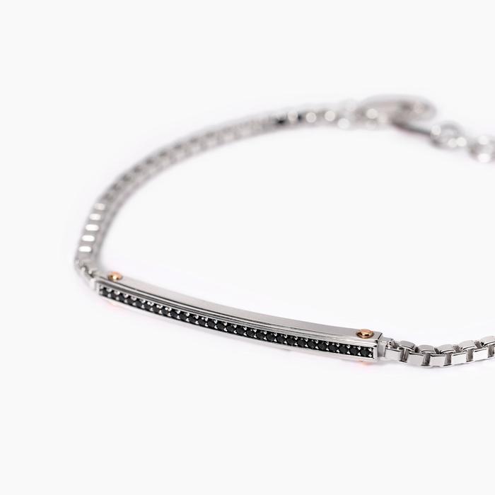 Bracelet homme avec détails plaqués or rose Cosmopolitan