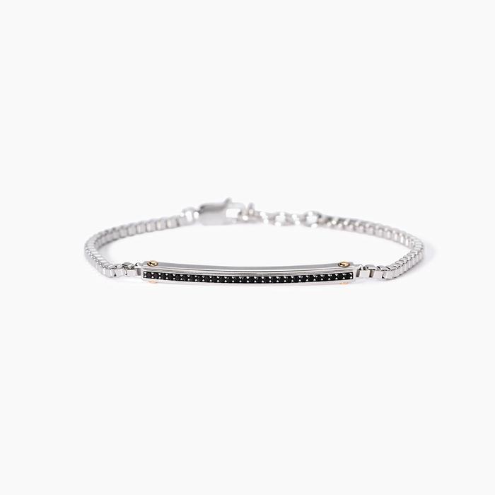 Bracelet homme avec détails plaqués or rose Cosmopolitan