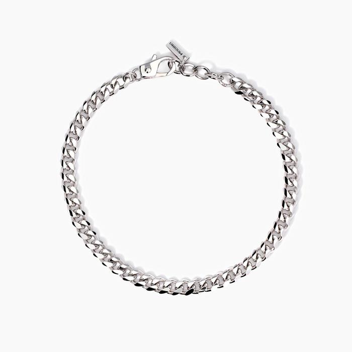 Bracciale uomo con catena groumette Denim