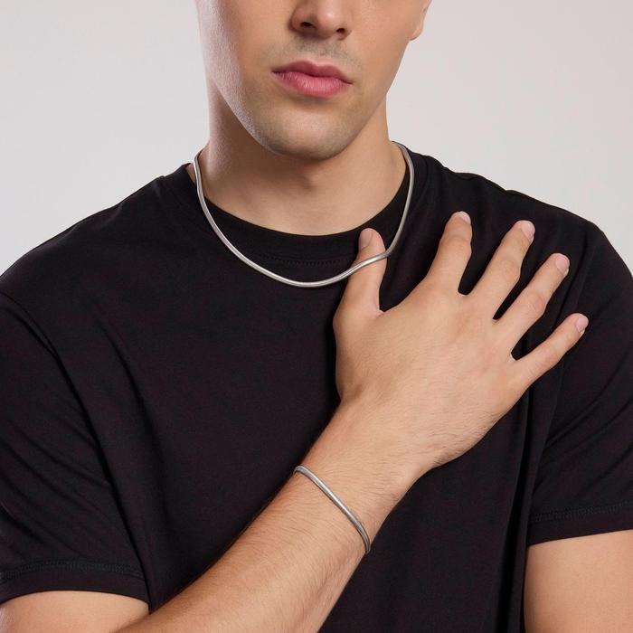 Bracelet homme avec chaîne serpent Daily