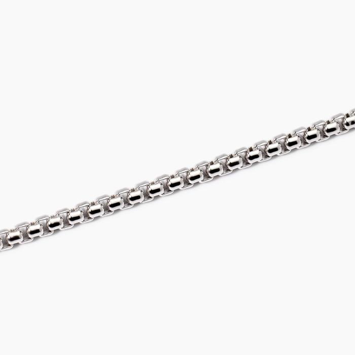 Bracciale uomo regolabile con catena veneta Box