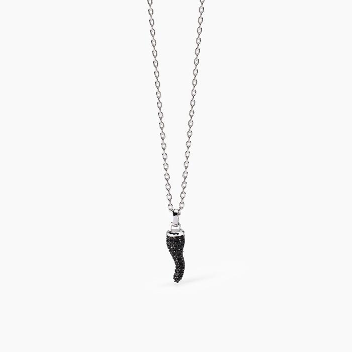 Men's necklace with lucky horn Il Quattrino