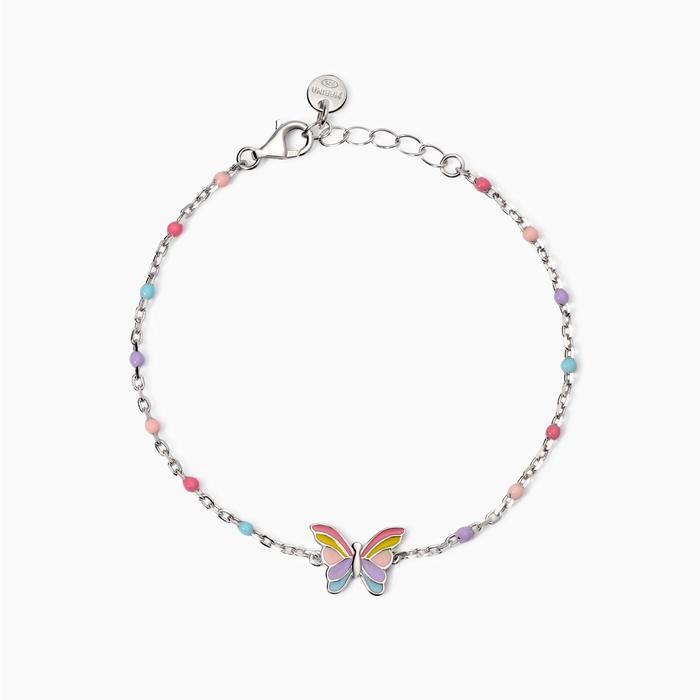 Bracelet avec papillon en émail Papillon