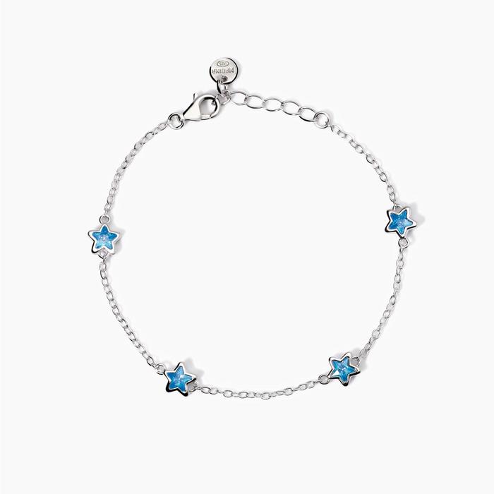 Bracelet avec étoiles bleues Incanto