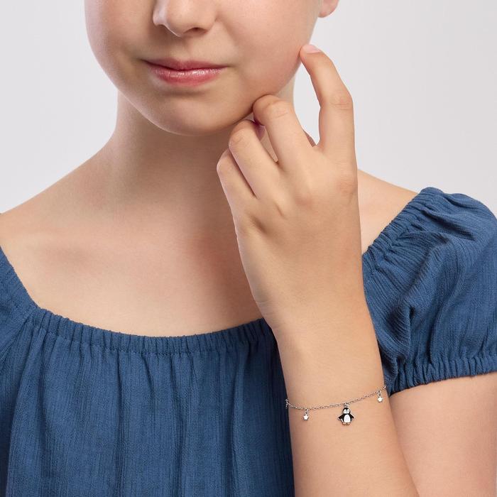 Bracelet avec pingouin et étoiles Monsieur Pingouin