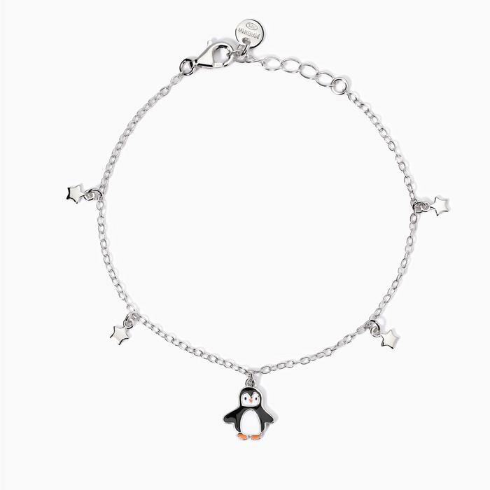 Bracelet avec pingouin et étoiles Monsieur Pingouin