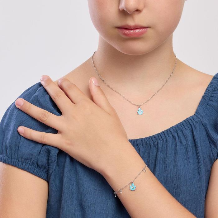 Bracelet with angel and stars Baby Angel
