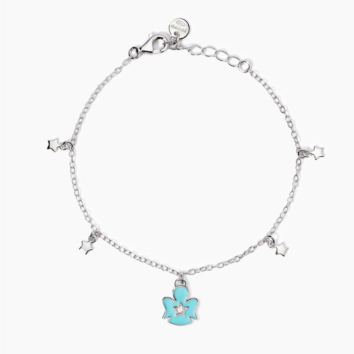 Bracelet with angel and stars Baby Angel