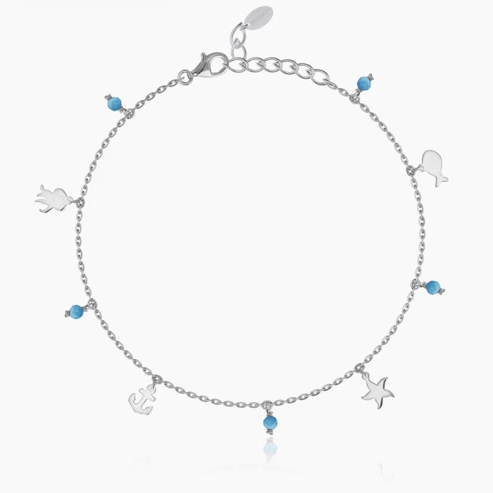 Bracelet de cheville marin
