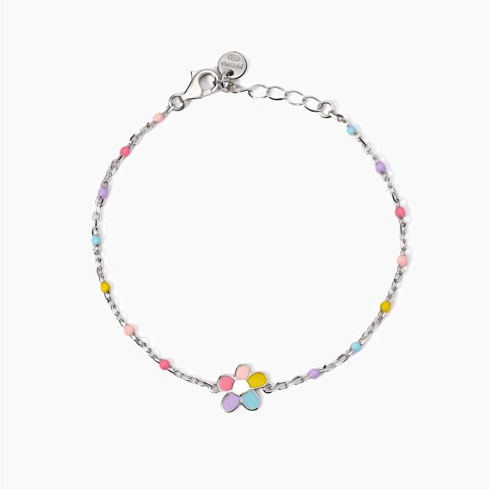 Bloom enamel flower bracelet