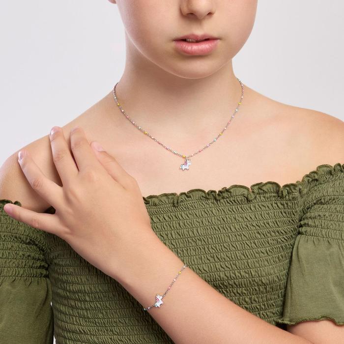 Collier ras du cou licorne pour filles Licorne magique
