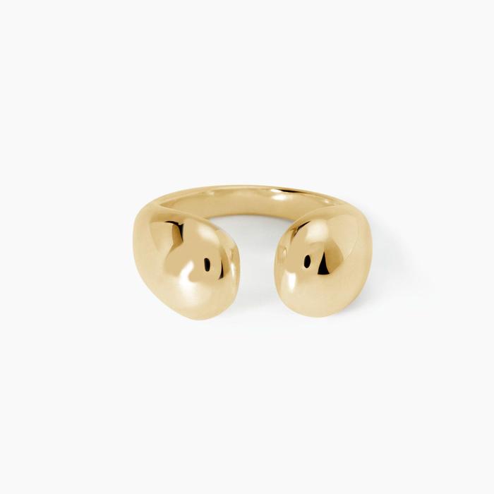 Chunky Open Ring in Gold Plated Silver Buonumore