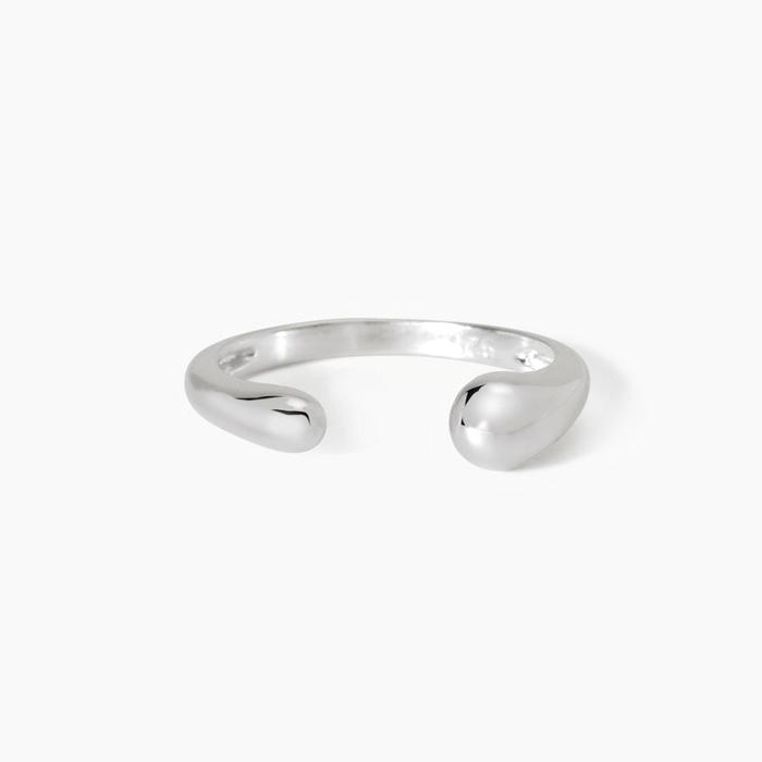 Evviva silver open ring