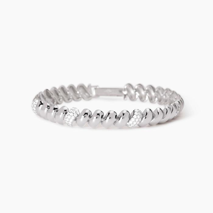 Bracelet en maille argentée San Marco Dream Season