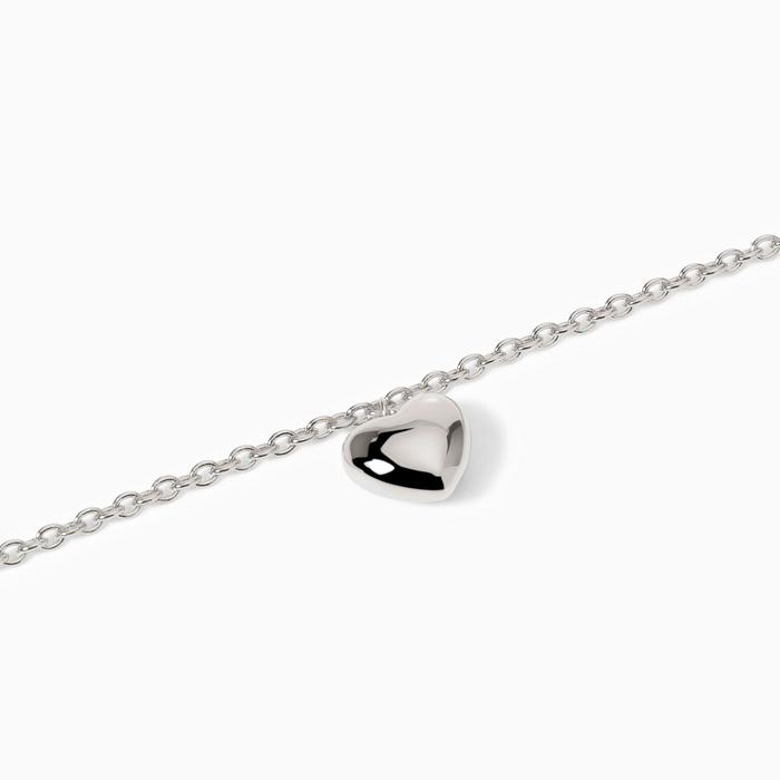 Bracelet en argent avec pendentif cœur Feeling