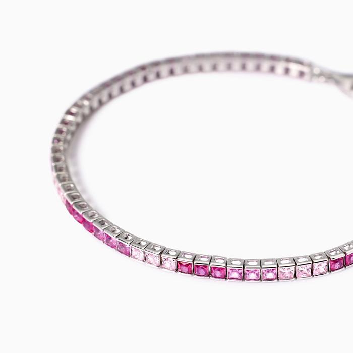 Bracelet de tennis en tourmaline synthétique Tennis Club