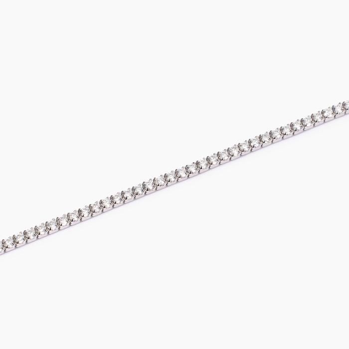 Bracelet de tennis Mini Tennis en argent et zircone