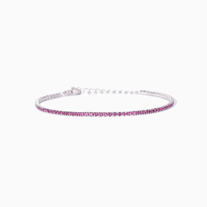 Bracelet de tennis en tourmaline synthétique Mini Tennis