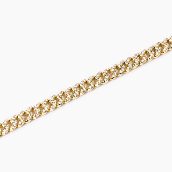 Bracelet Plaqué Or avec Chaîne Groumette Privilège