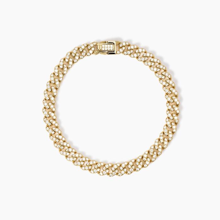 Bracelet Plaqué Or avec Chaîne Groumette Privilège