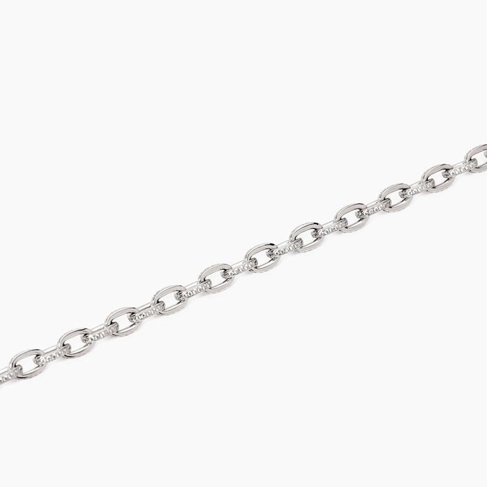 Bracelet chaîne rolo en argent Back To Basic