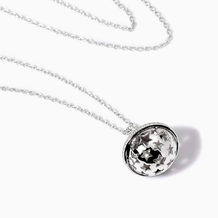 Collier en argent avec pendentif Appel aux anges Fabriqué avec amour