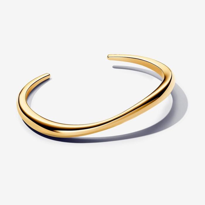 Sinuous Line Open Bracelet