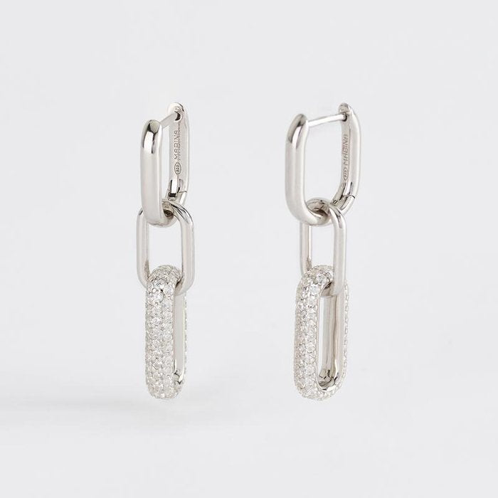 BOUCLES D'OREILLES EN ARGENT 925/