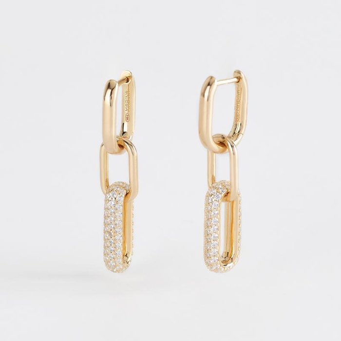 BOUCLES D'OREILLES EN ARGENT 925/