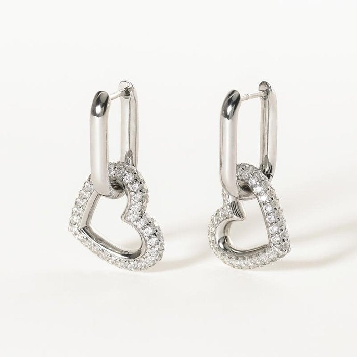 BOUCLES D'OREILLES EN ARGENT 925/