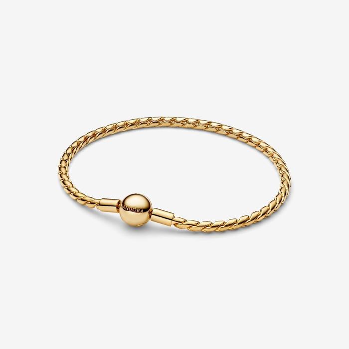 Bracciale Maglia Spiga con Chiusura a Sfera