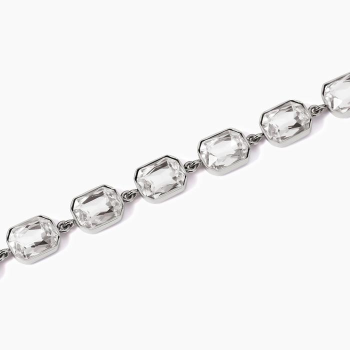 Bracciale con cristalli bianchi