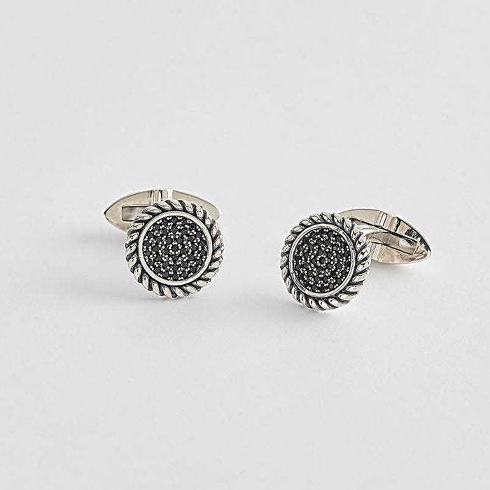 BOUTONS DE MANCHETTE EN ARGENT 925/°°