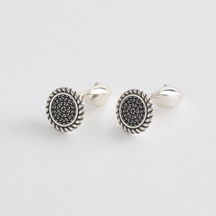BOUTONS DE MANCHETTE EN ARGENT 925/°°