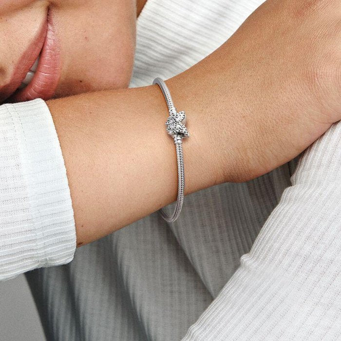 Bracciale con Chiusura a Farfalla