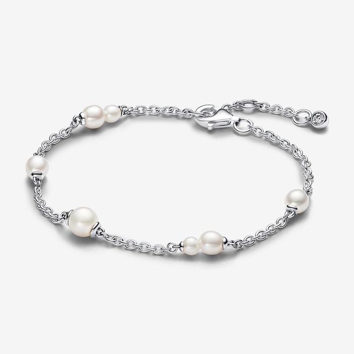 Bracciale Catena Con Perle d’Acqua Dolce Coltivate