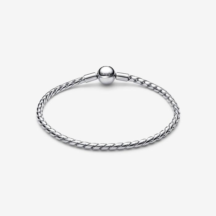 Bracciale Maglia Spiga con Chiusura a Sfera
