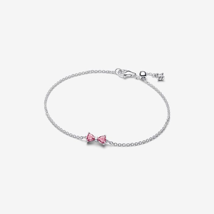 Bracciale Fiocco Luminoso Rosa