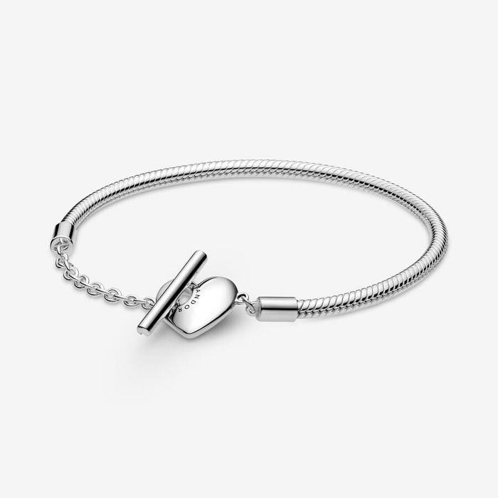 Bracciale con Chiusura a T e Cuore