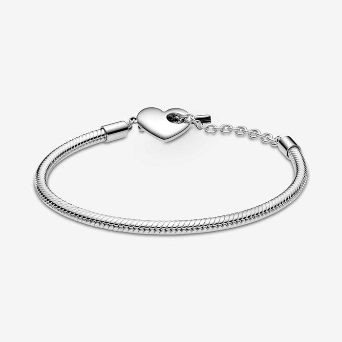 Bracciale con Chiusura a T e Cuore