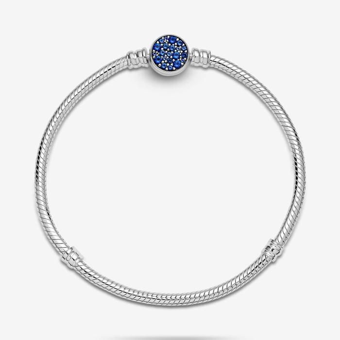 Bracelet with Blue Stone Clasp