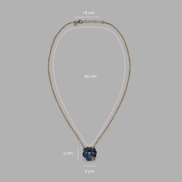 Collana Violetta e Coccinella