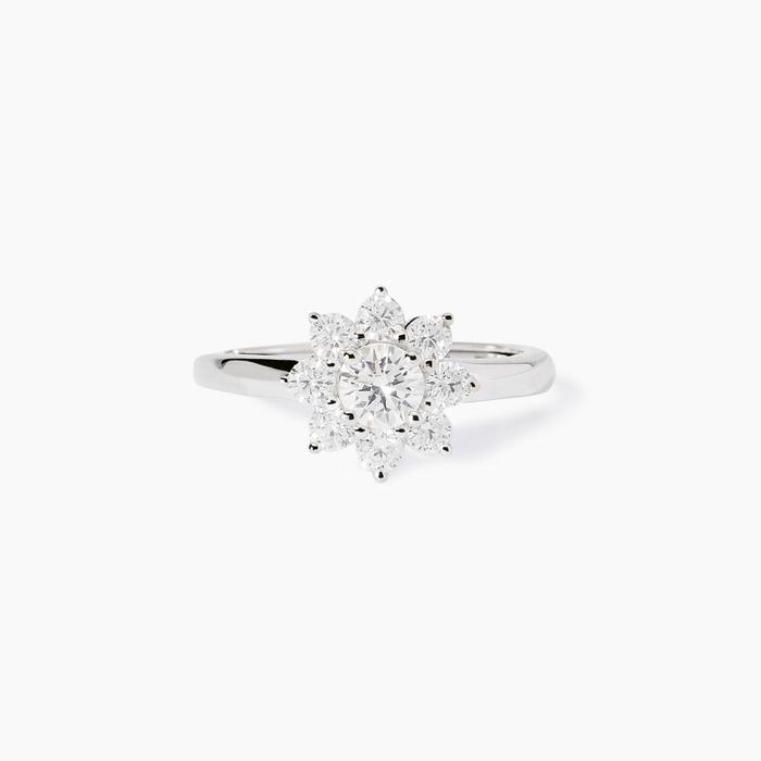 Eden Zirconia Flower Ring