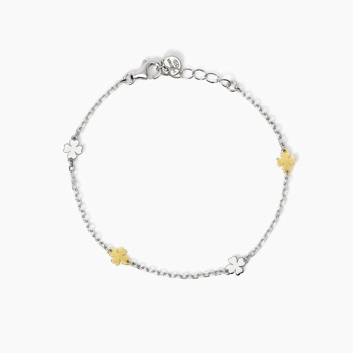 Bracelet trèfle à quatre feuilles Trouvez-moi
