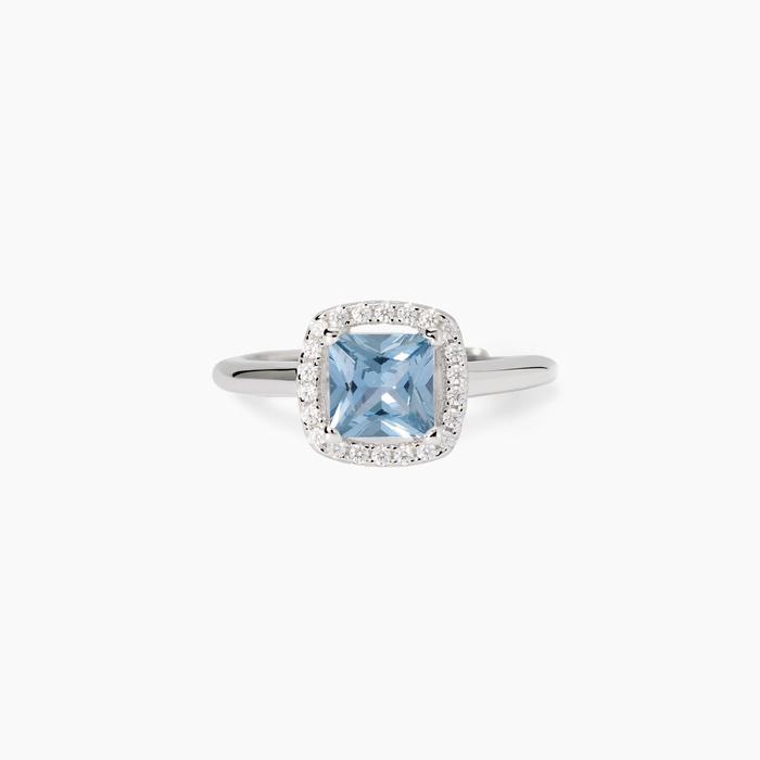 Synthetic Aquamarine Ring Cool or Retro?