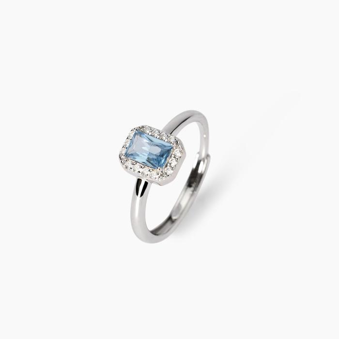 Synthetic Aquamarine Ring Cool or Retro?